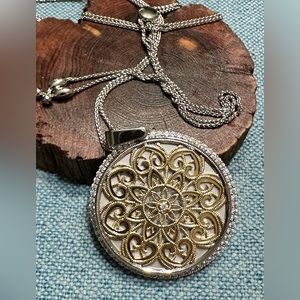 Diamonique LUX VUE Magnifier Pendant